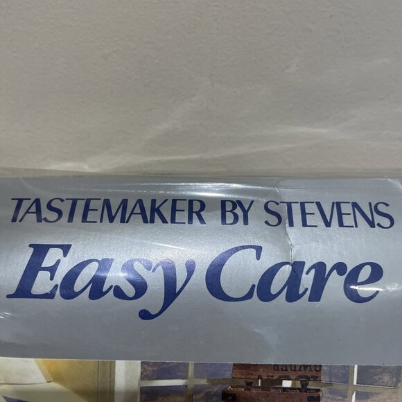 NEW 1986 Tastemaker by Stevens Easy Care White Twin Sheet Set 3 Pc Powder Puff - Picture 2 of 6